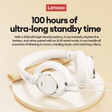 Lenovo LS116 Bluetooth 6.0 Wireless Over-Ear Headphones with ANC & 21H Battery Life