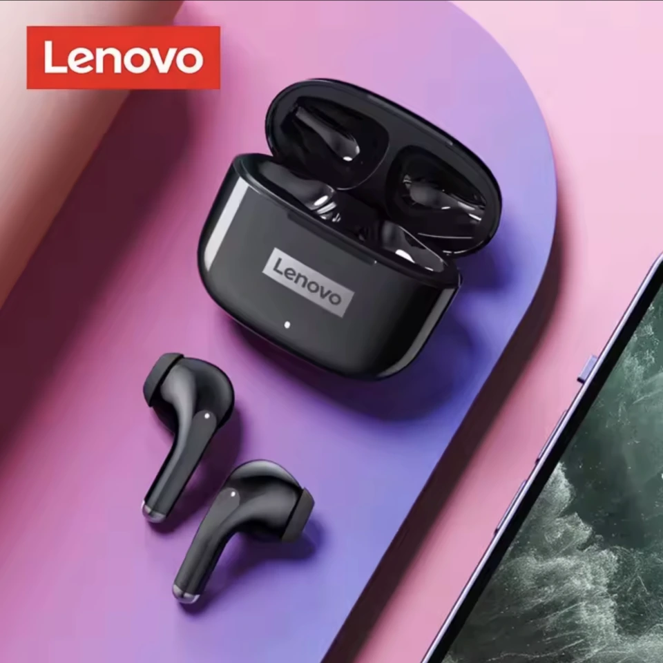 Lenovo XT53 True Wireless Bluetooth 5.4 Earbuds with HD Mic & LED Charging Case