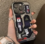 Cyberpunk Hacked Mech iPhone Case Black / iPhone 14