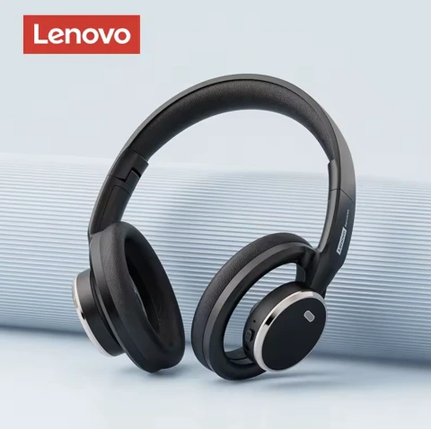Lenovo LS116 Bluetooth 6.0 Wireless Over-Ear Headphones with ANC & 21H Battery Life