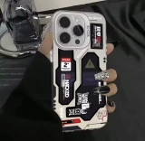 Cyberpunk Hacked Mech iPhone Case